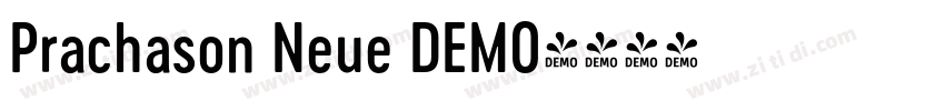 Prachason Neue DEMO字体转换